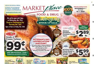 Marketplace Foods (ND) Weekly Ad Flyer Specials November 8 to November 14, 2023