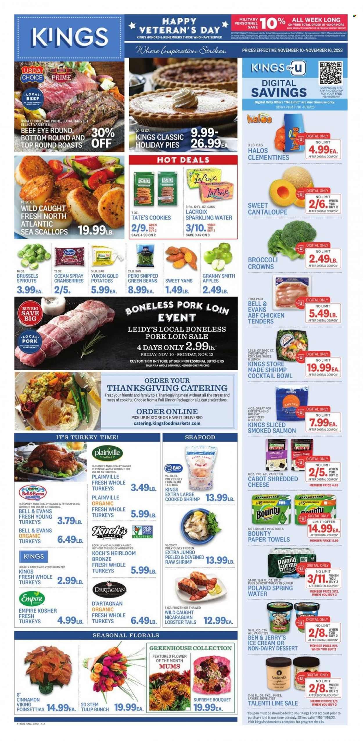 Kings Food Markets (CT, NJ, NY) Weekly Ad Flyer Specials November 10 to November 16, 2023