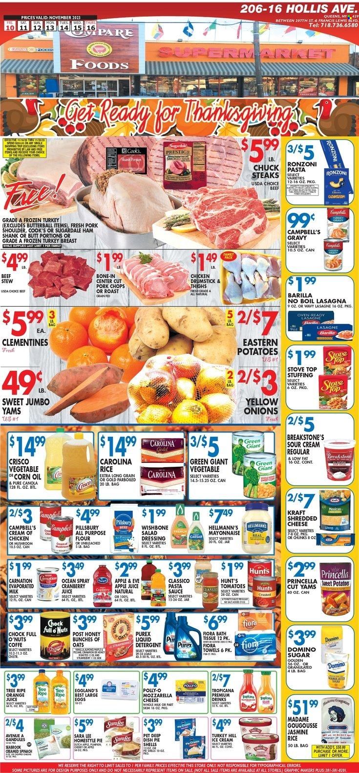 Compare Foods (NY) Weekly Ad Flyer Specials November 10 to November 16, 2023
