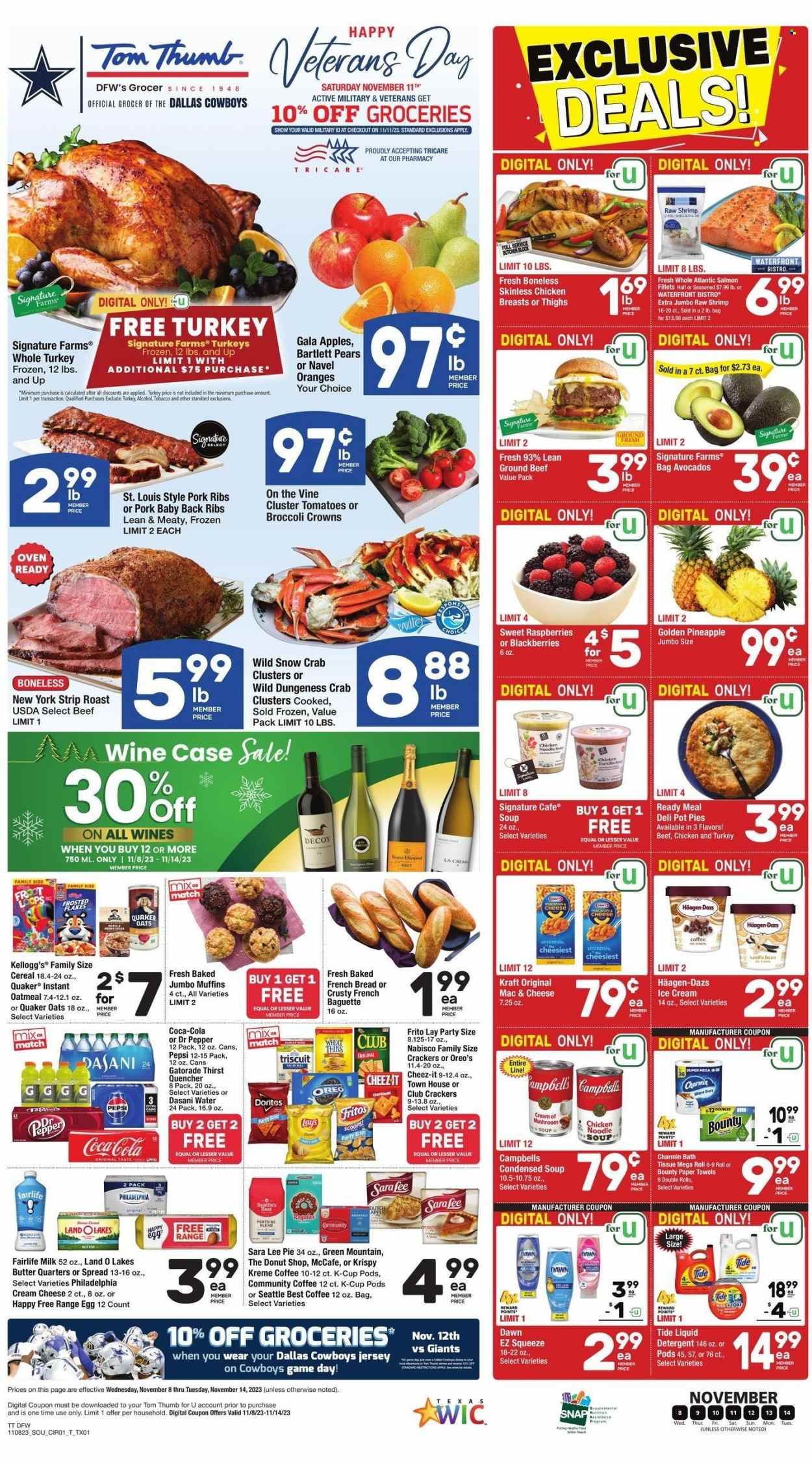 Tom Thumb (TX) Weekly Ad Flyer Specials November 8 to November 14, 2023