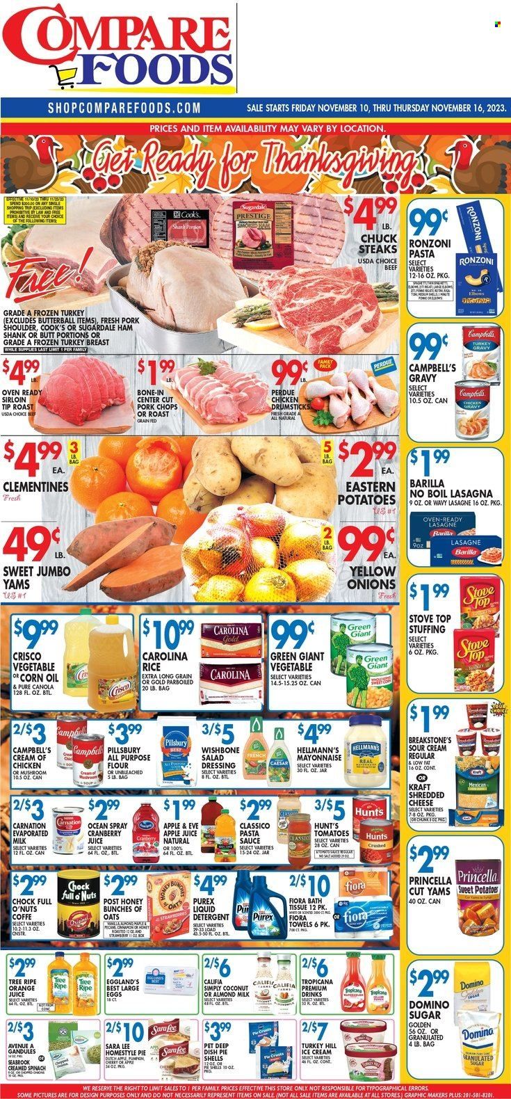Compare Foods (CT, MD, NC, NJ, NY, RI) Weekly Ad Flyer Specials November 10 to November 16, 2023