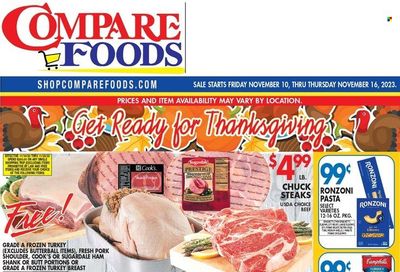 Compare Foods (CT, MD, NC, NJ, NY, RI) Weekly Ad Flyer Specials November 10 to November 16, 2023