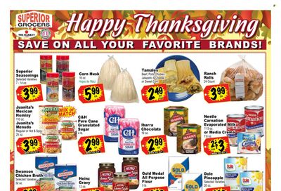 Superior Grocers (CA) Weekly Ad Flyer Specials October 24 to November 20, 2023