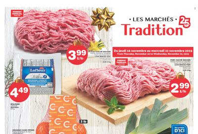 Marche Tradition (QC) Flyer November 16 to 22