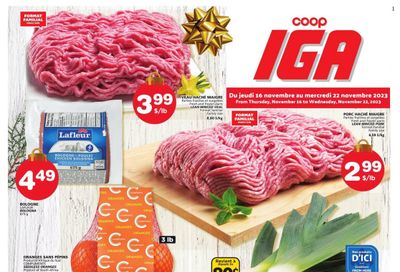 Coop IGA Flyer November 16 to 22