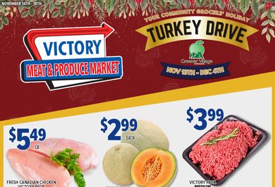 Victory Meat Market Flyer November 14 to 18