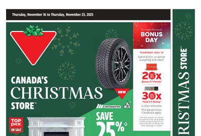 Canadian Tire (West) Flyer November 16 to 23