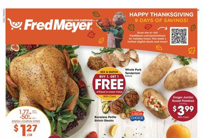 Fred Meyer (OR) Weekly Ad Flyer Specials November 15 to November 23, 2023