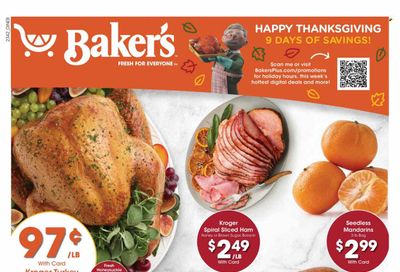 Baker's (NE) Weekly Ad Flyer Specials November 15 to November 23, 2023