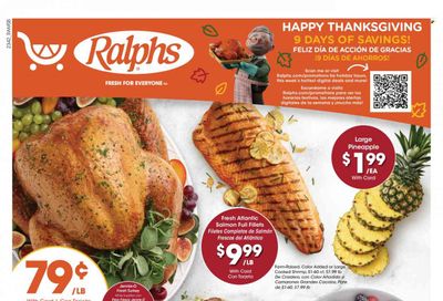 Ralphs (CA) Weekly Ad Flyer Specials November 15 to November 23, 2023