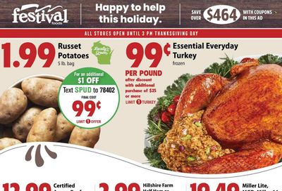Festival Foods (WI) Weekly Ad Flyer Specials November 15 to November 21, 2023