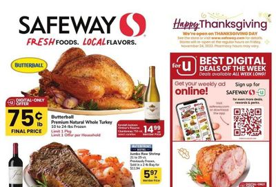 Safeway (CO) Weekly Ad Flyer Specials November 15 to November 23, 2023