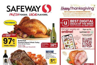 Safeway (WY) Weekly Ad Flyer Specials November 15 to November 23, 2023