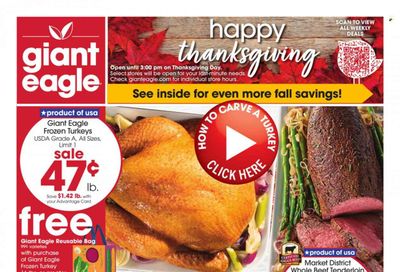 Giant Eagle (OH) Weekly Ad Flyer Specials November 16 to November 23, 2023