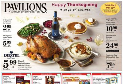 Pavilions (CA) Weekly Ad Flyer Specials November 15 to November 23, 2023