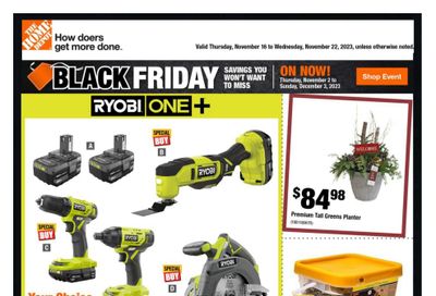 Home Depot (BC) Flyer November 16 to 22