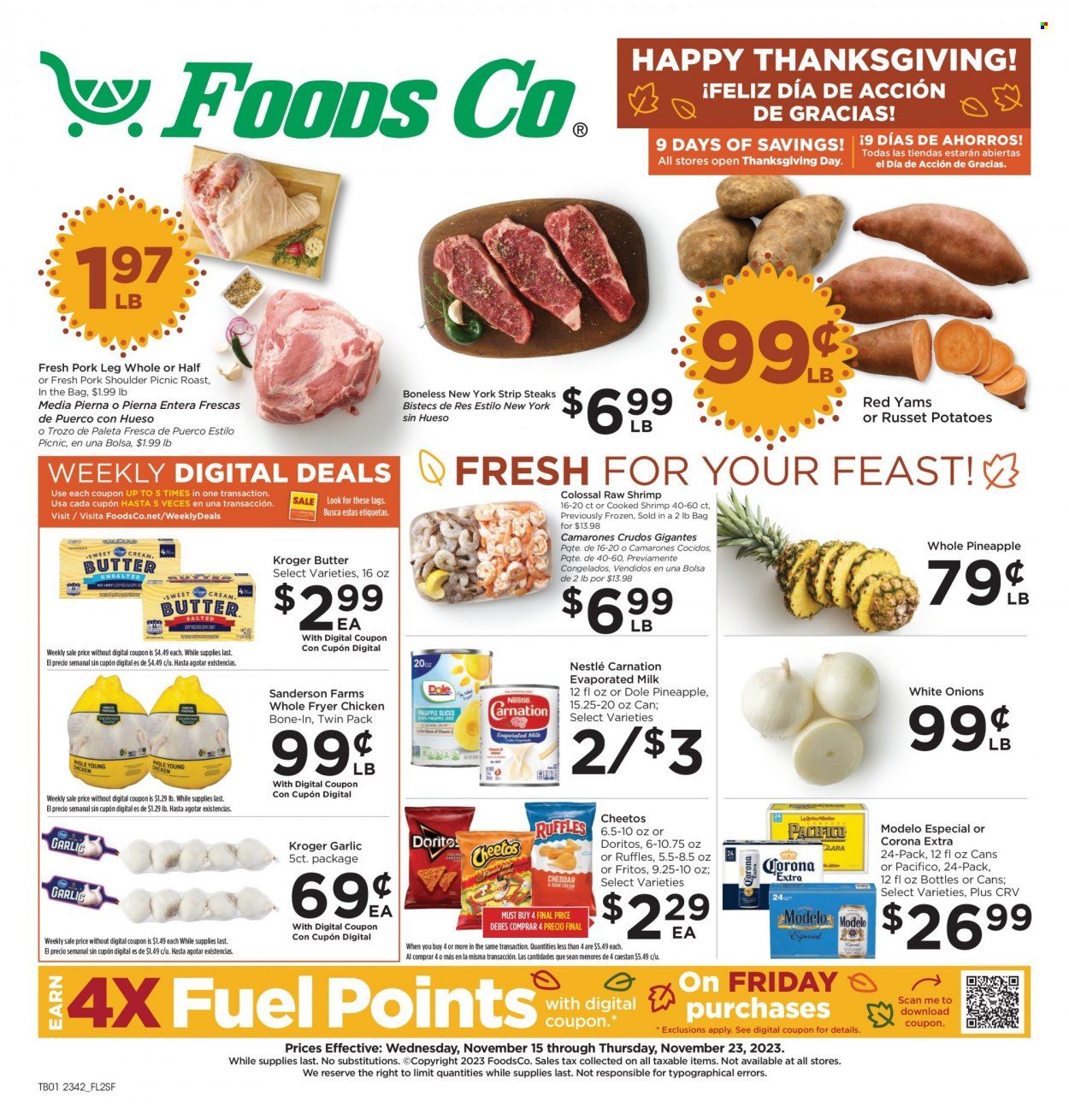 Foods Co (CA, OH, VA) Weekly Ad Flyer Specials November 15 to November 23, 2023