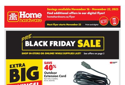 Home Hardware (ON) Flyer November 16 to 22