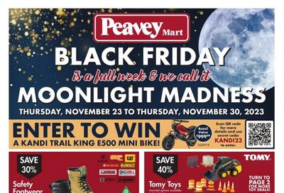 Peavey Mart Black Friday Flyer November 23 to 30, 2023