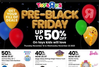 Toys R Us Flyer November 16 to 22