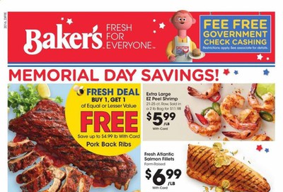 Baker's Weekly Ad & Flyer May 20 to 26