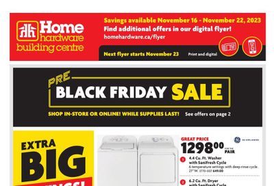 Home Hardware Building Centre (Atlantic) Flyer November 16 to 22