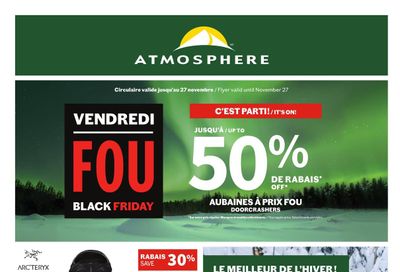 Atmosphere (QC) Flyer November 13 to 27
