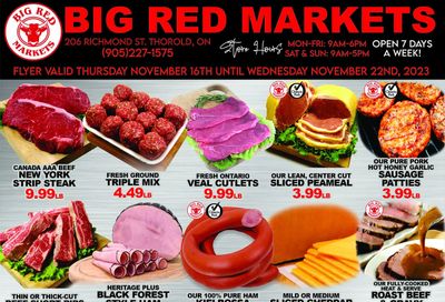 Big Red Markets Flyer November 16 to 22