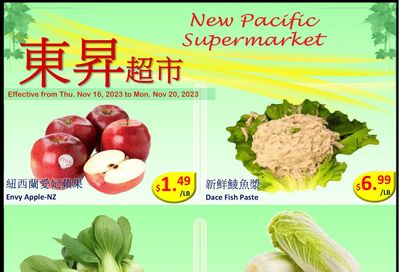 New Pacific Supermarket Flyer November 16 to 20