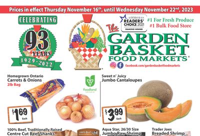 The Garden Basket Flyer November 16 to 22