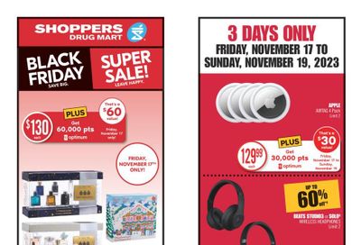 Shoppers Drug Mart (ON) Flyer November 18 to 23