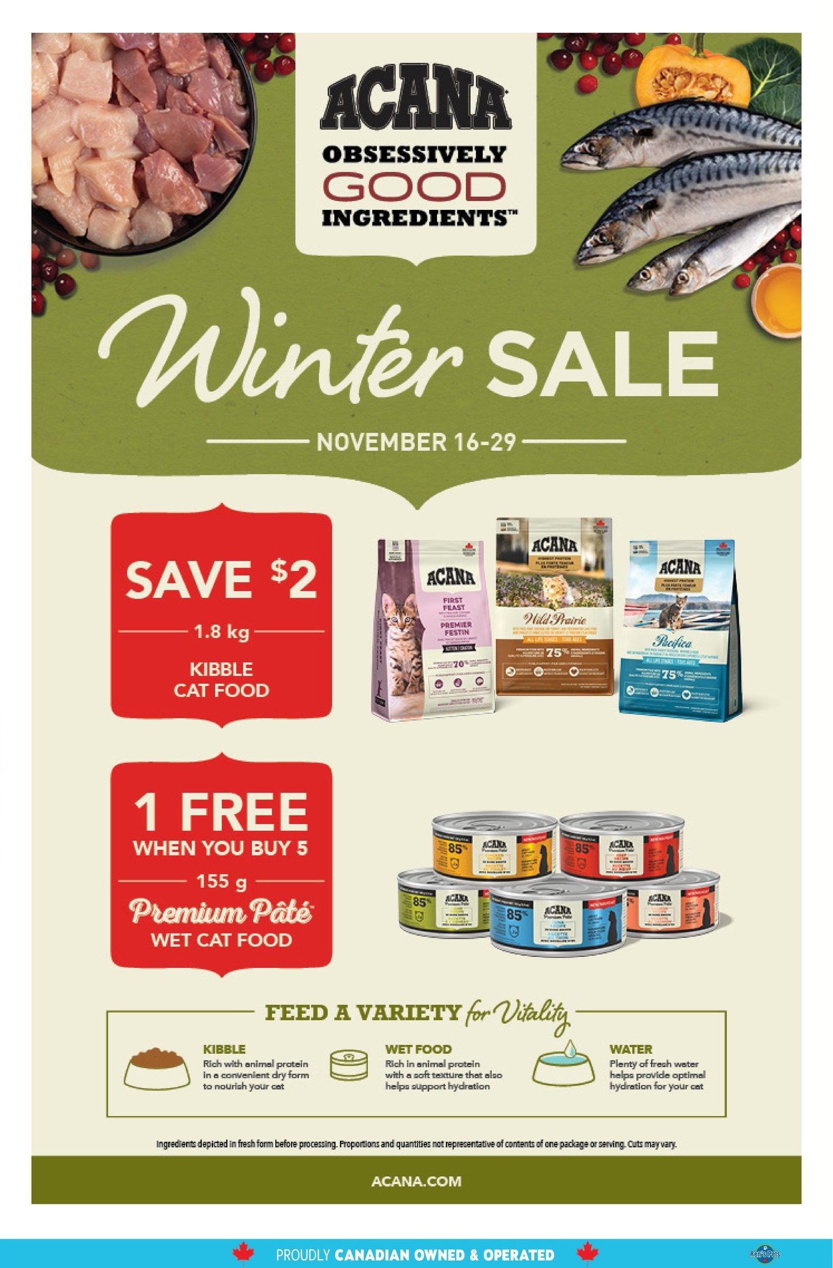 Ren's Pets Flyer November 16 to 29