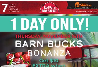 Red Barn Market Flyer November 16 to 22