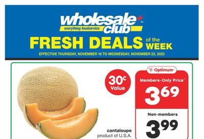 Wholesale Club (Atlantic) Fresh Deals of the Week Flyer November 16 to 22