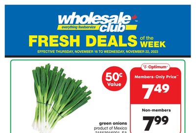 Wholesale Club (ON) Fresh Deals of the Week Flyer November 16 to 22