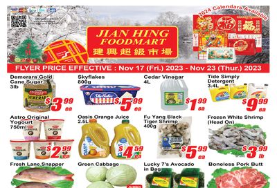 Jian Hing Foodmart (Scarborough) Flyer November 17 to 23