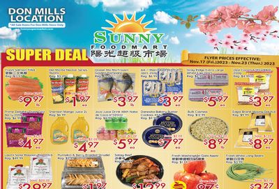 Sunny Foodmart (Don Mills) Flyer November 17 to 23