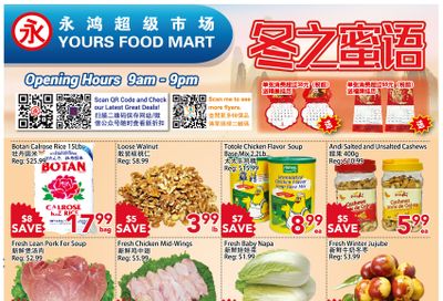 Yours Food Mart Flyer November 17 to 23