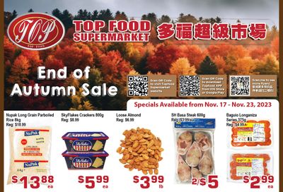 Top Food Supermarket Flyer November 17 to 23
