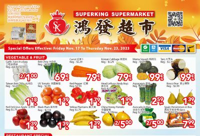 Superking Supermarket (North York) Flyer November 17 to 23