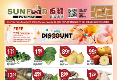Sunfood Supermarket Flyer November 17 to 23
