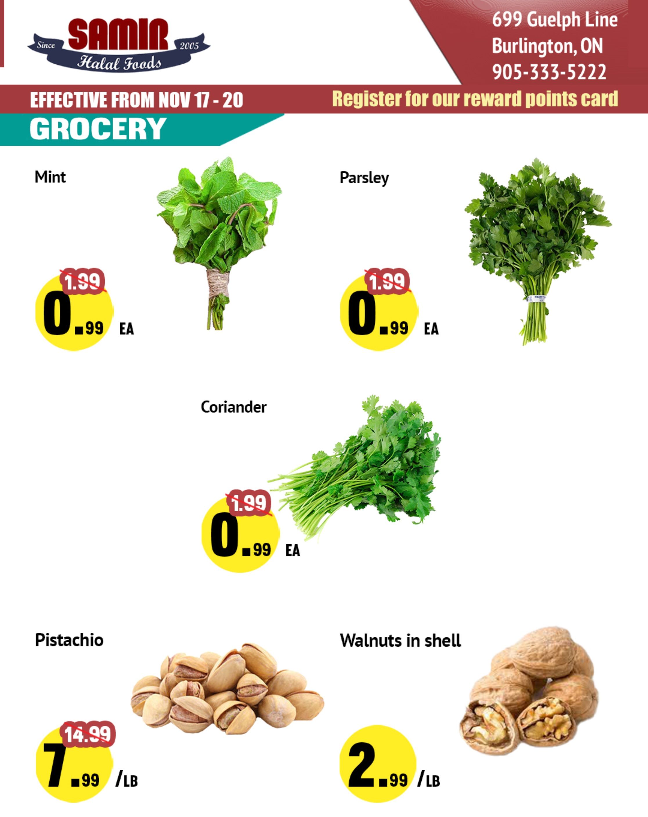Samir Supermarket Flyer November 17 to 20