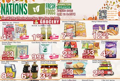 Nations Fresh Foods (Hamilton) Flyer November 17 to 23