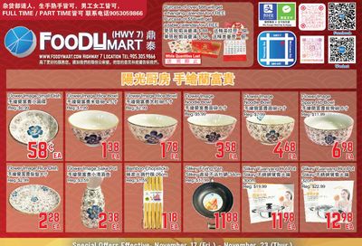FoodyMart (HWY7) Flyer November 17 to 23