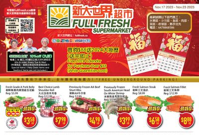 Full Fresh Supermarket Flyer November 17 to 23
