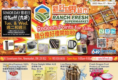 Ranch Fresh Supermarket Flyer November 17 to 23