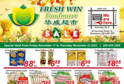 Fresh Win Foodmart Flyer November 17 to 23