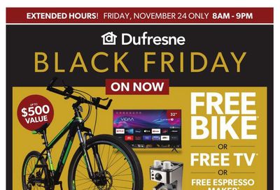 Dufresne Black Friday Flyer November 17 to 30