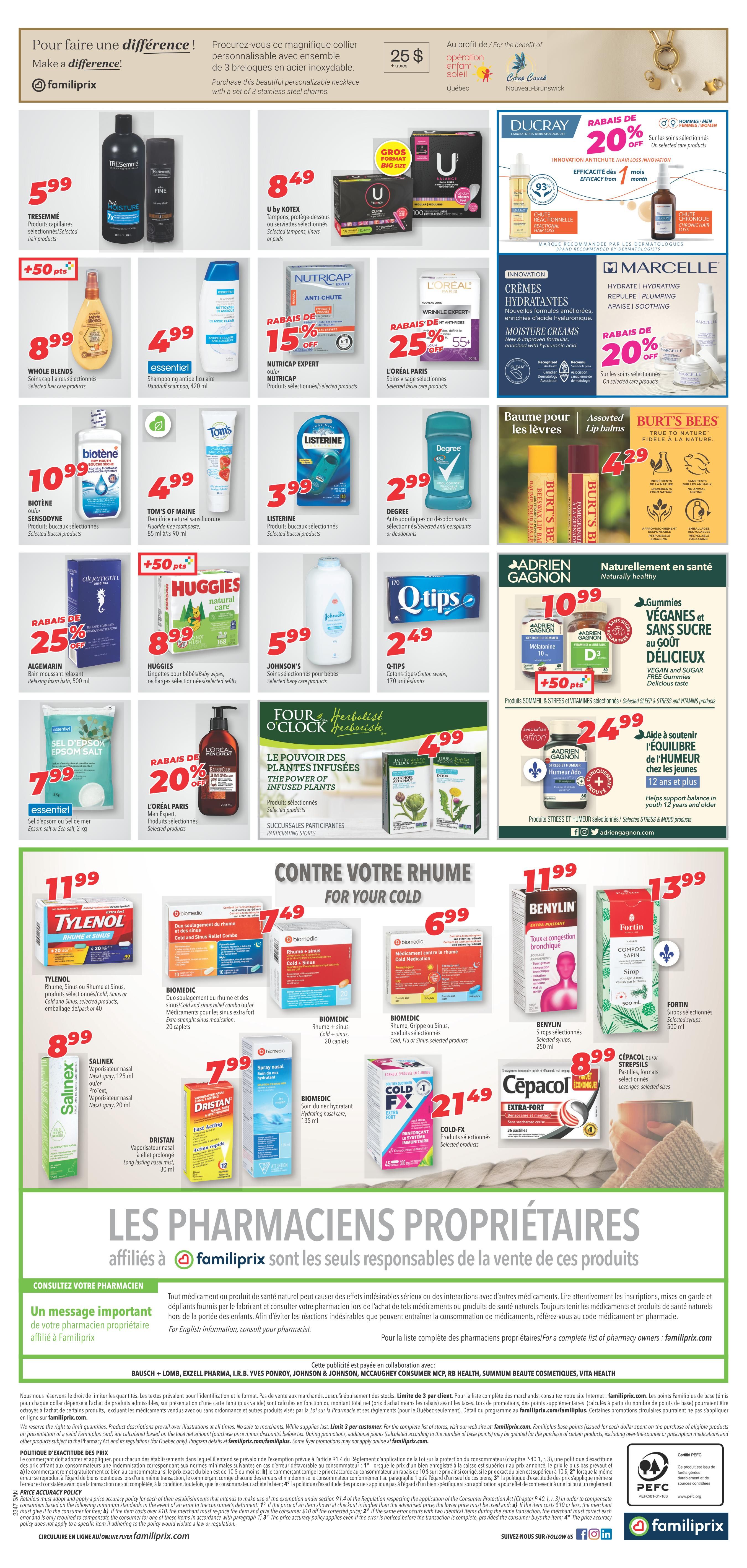 Familiprix Sante Flyer November 16 to 22