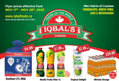 Iqbal Foods Flyer November 17 to 26